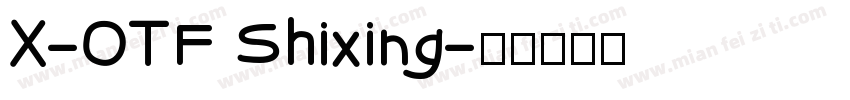 X-OTF Shixing字体转换